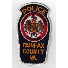 United States Fairfax County VA. Police Cloth Patch