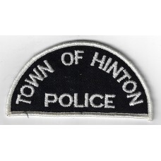 United States Town of Hinton Police Cloth Patch