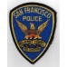 United States San Francisco Police Cloth Patch