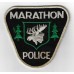 Canadian Marathon Police Cloth Patch