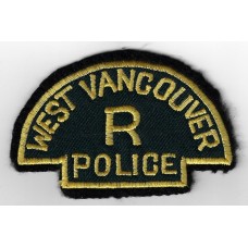 Canadian West Vancouver R Police Cloth Patch