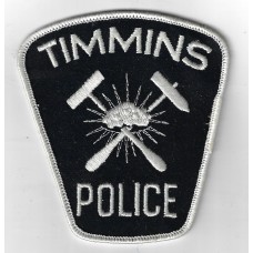 Canadian Timmins Police Cloth Patch