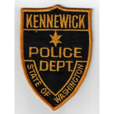 United States Kennewick State of Washington Police Department Cloth Patch