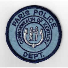 United States Paris Police Department Commonwealth of Kentucky Cloth Patch