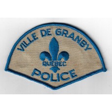 Canadian Ville De Granby Quebec Police Cloth Patch