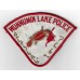 Canadian Wunnumin Lake Police Cloth Patch