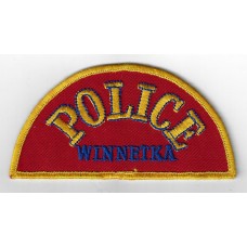 United States Winnetka Police Cloth Patch