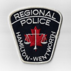 Canadian Hamilton-Wentworth Regional Police Cloth Patch