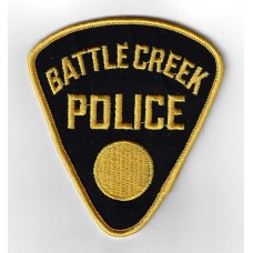 United States Battle Creek Police Cloth Patch