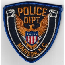 United States Madison N.C. Police Department Cloth Patch