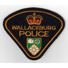 Canadian Wallaceburg Police Cloth Patch