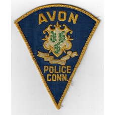 United States Avon Police Connecticut Cloth Patch