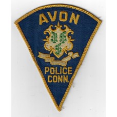 United States Avon Police Connecticut Cloth Patch