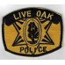 United States Live Oak Police Cloth Patch