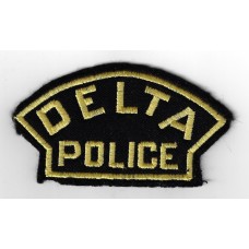 Canadian Delta Police Cloth Patch