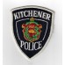 Canadian Kitchener Police Cloth Patch