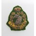 Royal Army Dental Corps (R.A.D.C.) Officers Bullion Collar Badge