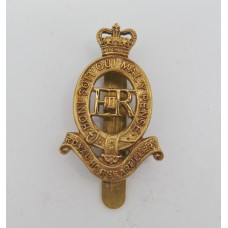 Royal Horse Artillery Brass Cap Badge - Queen's Crown