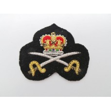 Army Physical Training Corps (A.P.T.C.) Officers Bullion Beret Badge - Queen's Crown