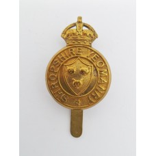 Shropshire Yeomanry Cap Badge - King's Crown (Non Voided Centre)