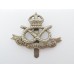 South Staffordshire Regiment Chrome Cap Badge - King's Crown