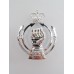Royal Armoured Corps (R.A.C.) Anodised (Staybrite) Cap Badge - Queen's Crown