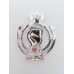Royal Armoured Corps (R.A.C.) Anodised (Staybrite) Cap Badge - Queen's Crown