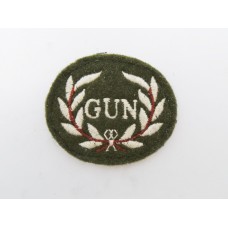 British Army Rarden Gunner Cloth Trade Badge