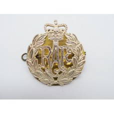 Royal Air Force (R.A.F.) Anodised (Staybrite) Cap Badge - Queen's Crown