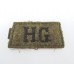 Home Guard (H.G.) Cloth Slip On Shoulder Title
