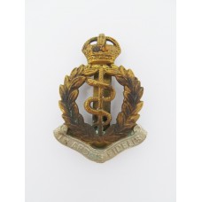 Royal Army Medical Corps (R.A.M.C.) Cap Badge - King's Crown (Bi-metal)