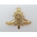 Royal Artillery Anodised (Staybrite) Cap Badge - Queen's Crown