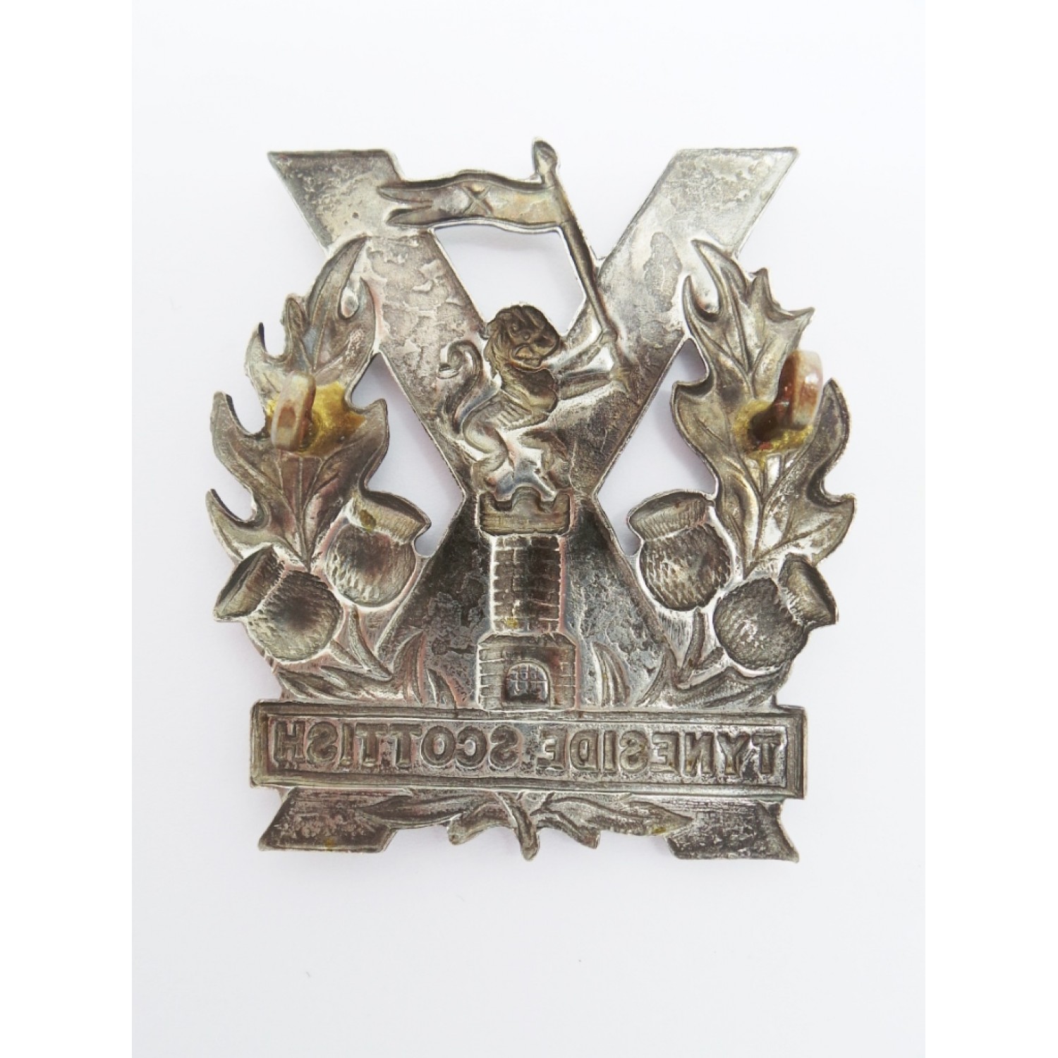 Tyneside Scottish Cap Badge