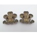 Pair of 3rd Dragoon Guards Officer's Collar Badges