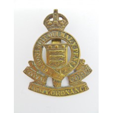 Royal Army Ordnance Corps (R.A.O.C.) Cap Badge - King's Crown