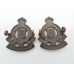 Pair of Royal Canadian Army Ordnance Corps Officer's Service Dress Collar Badges - King's Crown