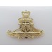 Royal Artillery Anodised (Staybrite) Cap Badge - Queen's Crown