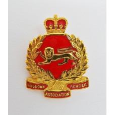 King's Own Border Regiment Enamelled Lapel Badge