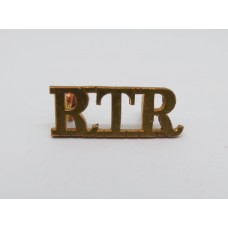 Royal Tank Regiment (R.T.R.) Officer's Shoulder Title