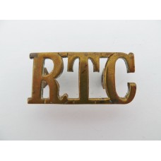 Royal Tank Corps (R.T.C.) Shoulder Title