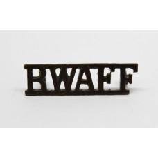 Royal West African Frontier Force (R.W.A.F.F.) Officer's Service Dress Shoulder Title
