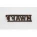 Royal West African Frontier Force (R.W.A.F.F.) Officer's Service Dress Shoulder Title