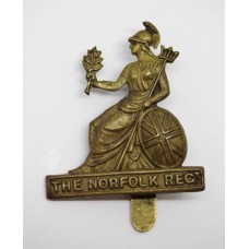 Norfolk Regiment Brass Cap Badge