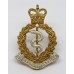 Royal Army Medical Corps (R.A.M.C.) Officer's Dress Cap Badge - Queen's Crown