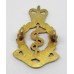 Royal Army Medical Corps (R.A.M.C.) Officer's Dress Cap Badge - Queen's Crown