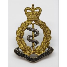 Royal Army Medical Corps (R.A.M.C.) Officer's Dress Cap Badge - Queen's Crown