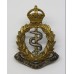 Royal Army Medical Corps (R.A.M.C.) Officer's Dress Cap Badge - King's Crown