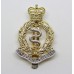 Royal Army Medical Corps (R.A.M.C.) Anodised (Staybrite) Cap Badge - Queen's Crown