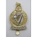 Queen's Royal Irish Hussars Anodised (Staybrite) Cap Badge - Queen's Crown