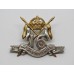 16th Queen's Lancers Officer's Dress Collar Badge - King's Crown